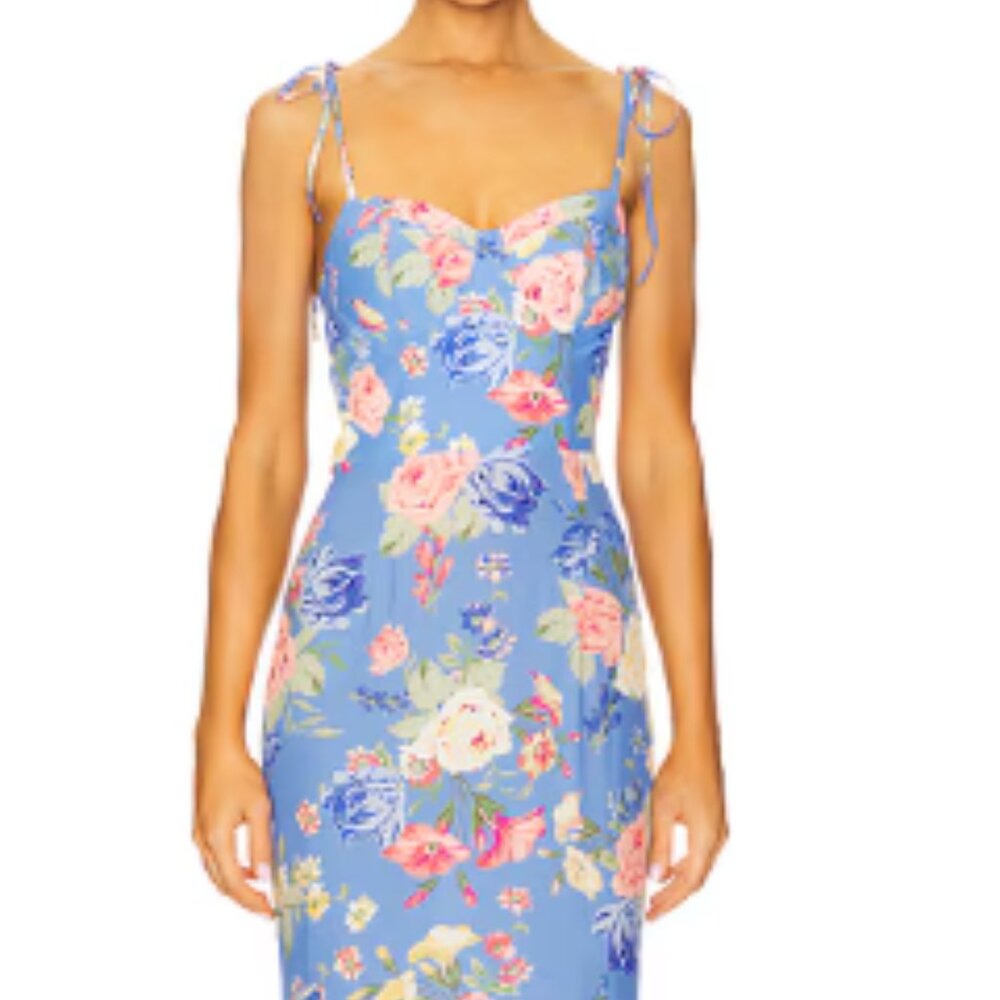 Yumi Kim Baxter Dress in Blue Lagoon Kiss